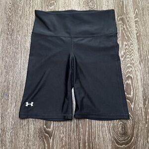 Under Armour Women's Sleek Black Bike Shorts
